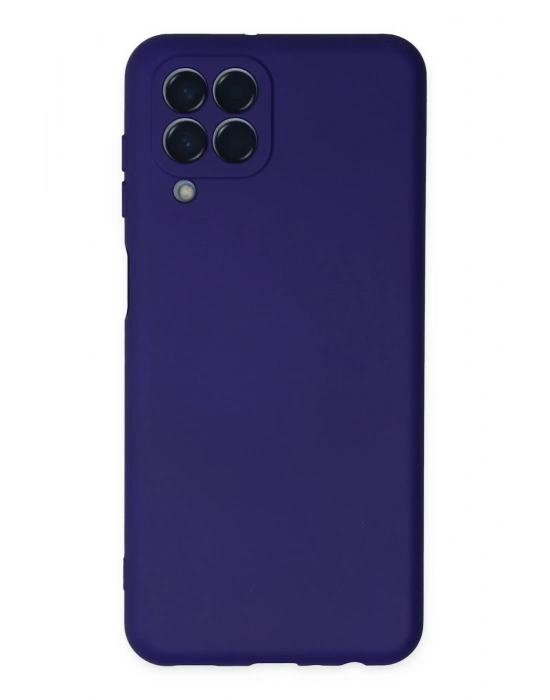 Newface Samsung Galaxy M33 Kılıf Nano içi Kadife Silikon - Mor