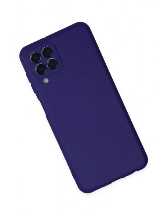 Newface Samsung Galaxy M33 Kılıf Nano içi Kadife Silikon - Mor
