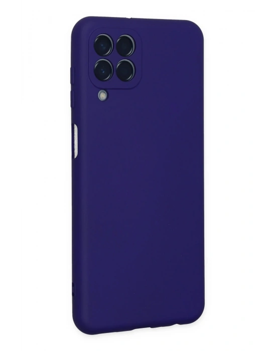 Newface Samsung Galaxy M33 Kılıf Nano içi Kadife Silikon - Mor