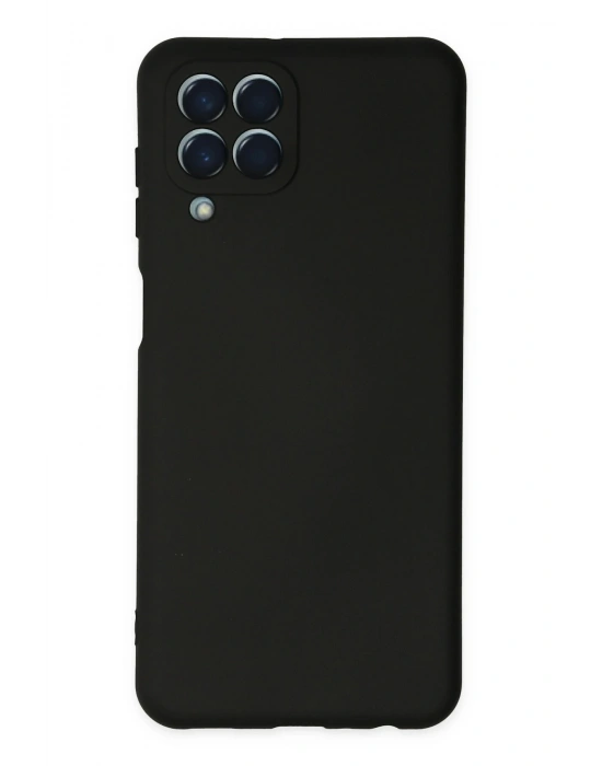 Newface Samsung Galaxy M33 Kılıf Nano içi Kadife Silikon - Siyah