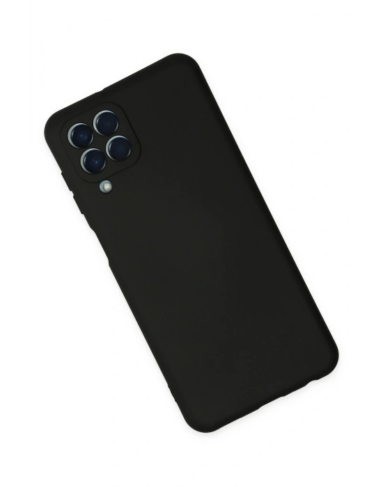 Newface Samsung Galaxy M33 Kılıf Nano içi Kadife Silikon - Siyah