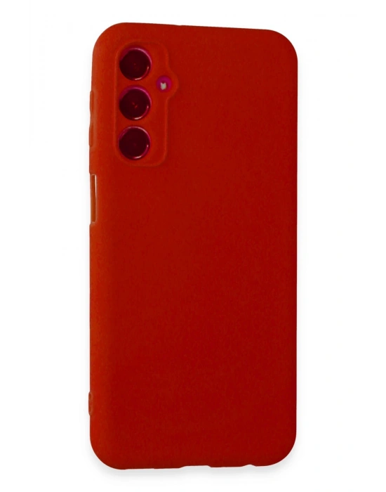 Newface Samsung Galaxy M34 5G Kılıf First Silikon - Kırmızı