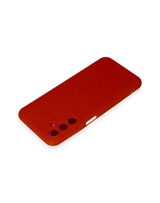 Newface Samsung Galaxy M34 5G Kılıf First Silikon - Kırmızı