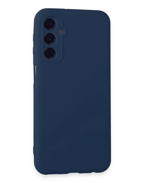 Newface Samsung Galaxy M34 5G Kılıf First Silikon - Lacivert