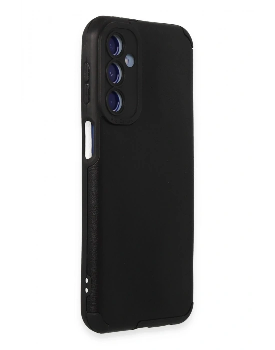 Newface Samsung Galaxy M34 5G Kılıf Loop Deri Silikon - Siyah