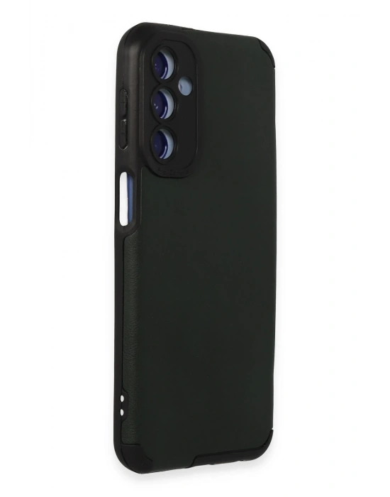 Newface Samsung Galaxy M34 5G Kılıf Loop Deri Silikon - Yeşil