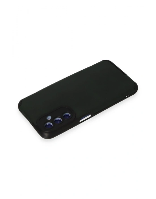 Newface Samsung Galaxy M34 5G Kılıf Loop Deri Silikon - Yeşil