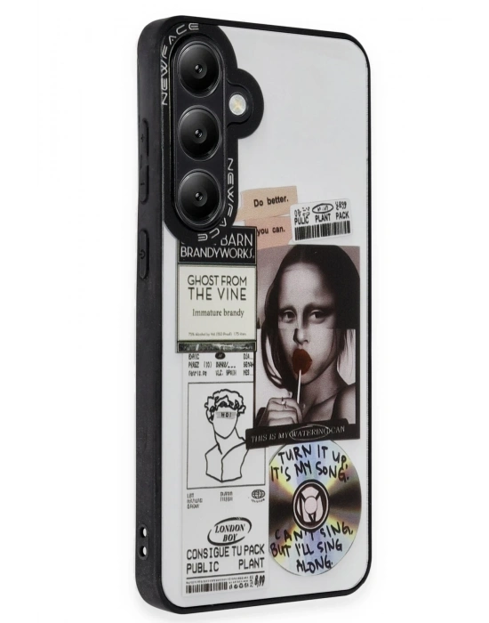 Newface Samsung Galaxy M34 5G Kılıf Mirror Desenli Kapak - Mirror - 2