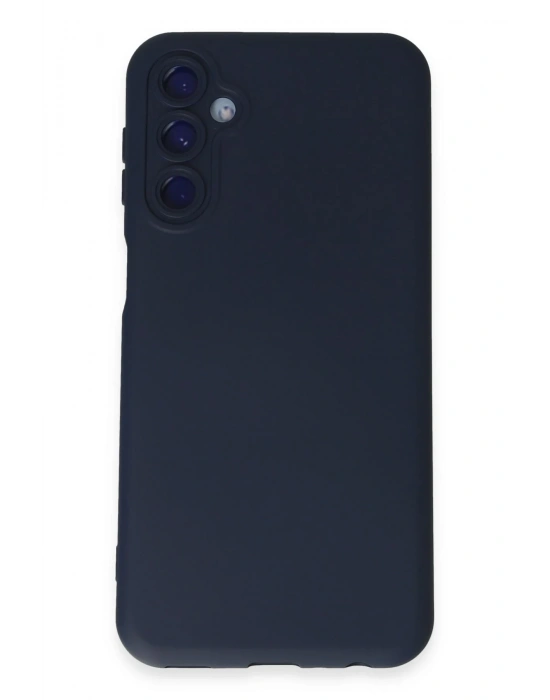 Newface Samsung Galaxy M34 5G Kılıf Nano içi Kadife Silikon - Lacivert