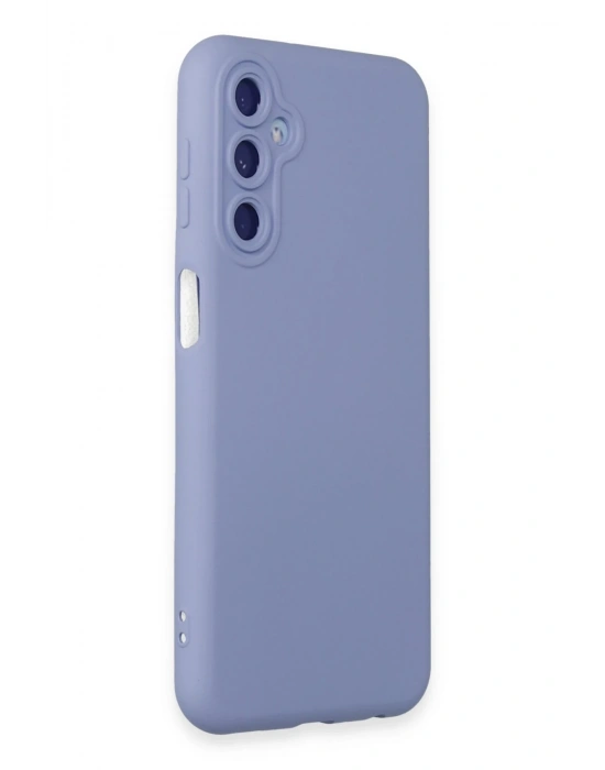 Newface Samsung Galaxy M34 5G Kılıf Nano içi Kadife Silikon - Lila