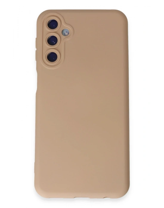 Newface Samsung Galaxy M34 5G Kılıf Nano içi Kadife Silikon - Pudra