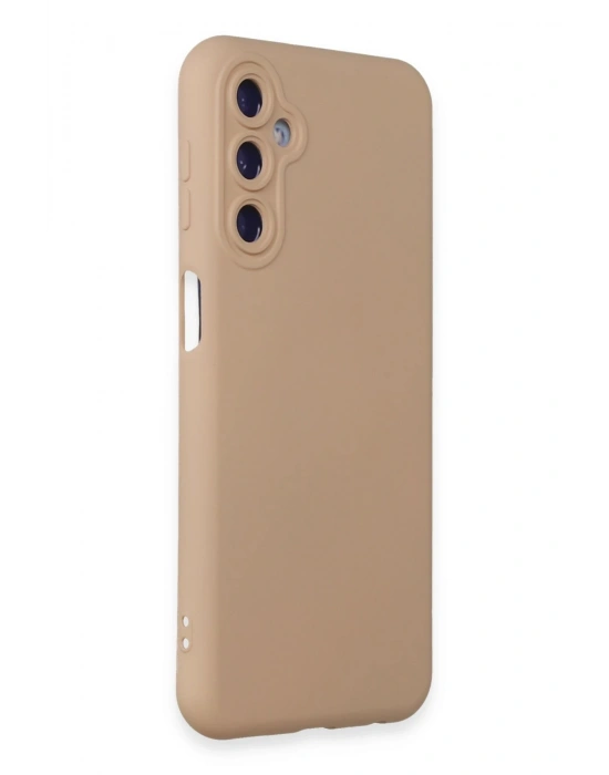 Newface Samsung Galaxy M34 5G Kılıf Nano içi Kadife Silikon - Pudra