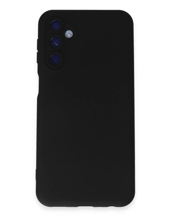 Newface Samsung Galaxy M34 5G Kılıf Nano içi Kadife Silikon - Siyah