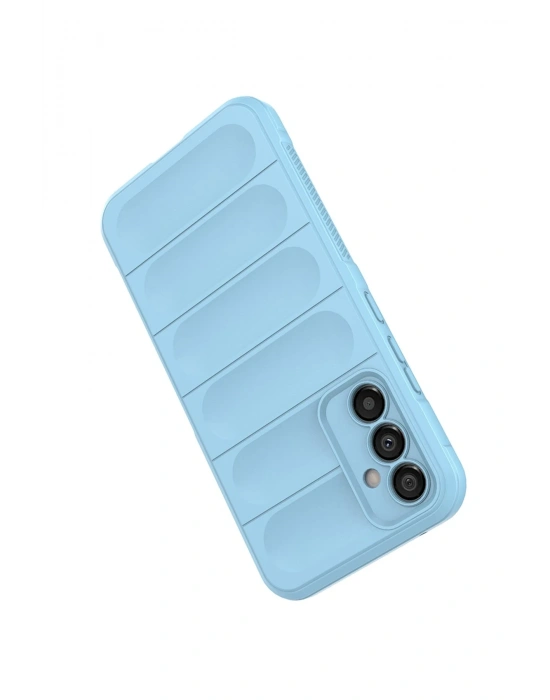 Newface Samsung Galaxy M34 5G Kılıf Optimum Silikon - Sky Blue