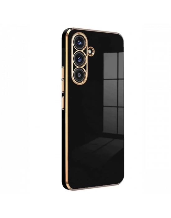 Newface Samsung Galaxy M34 5G Kılıf Volet Silikon - Siyah