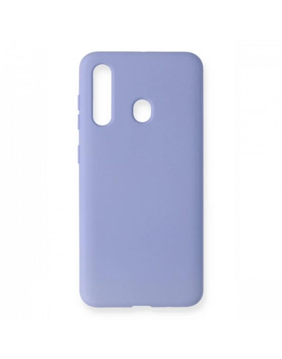 Newface Samsung Galaxy M40 Kılıf Nano içi Kadife Silikon - Lila
