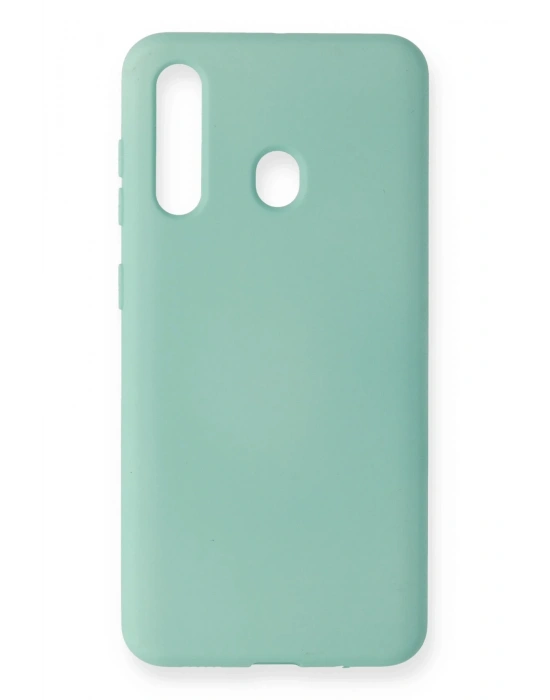 Newface Samsung Galaxy M40 Kılıf Nano içi Kadife Silikon - Turkuaz