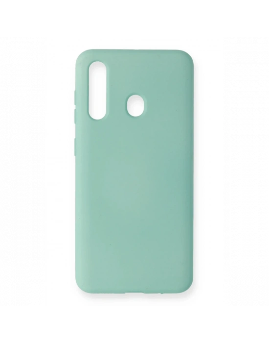 Newface Samsung Galaxy M40 Kılıf Nano içi Kadife Silikon - Turkuaz