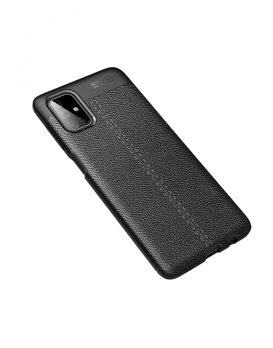 Newface Samsung Galaxy M51 Kılıf Auto Focus Kapak - Siyah