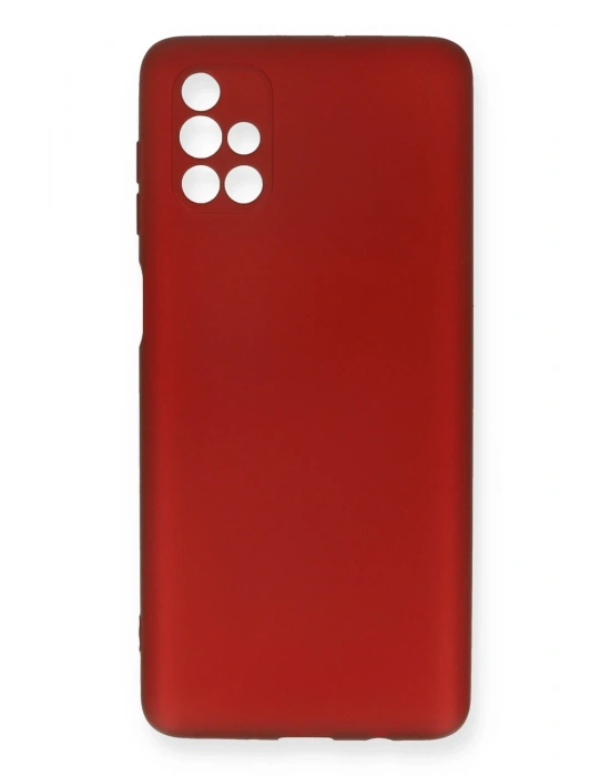 Newface Samsung Galaxy M51 Kılıf First Silikon - Bordo