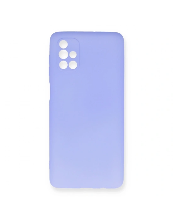 Newface Samsung Galaxy M51 Kılıf First Silikon - Lila