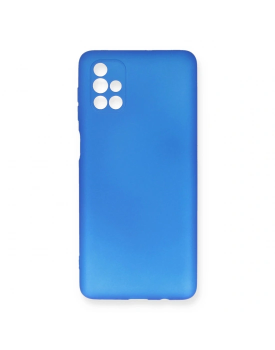 Newface Samsung Galaxy M51 Kılıf First Silikon - Mavi