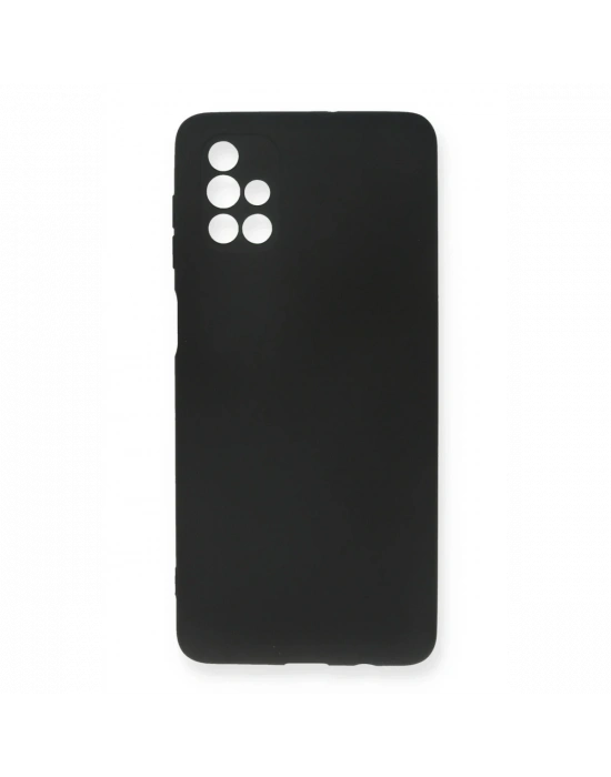 Newface Samsung Galaxy M51 Kılıf First Silikon - Siyah