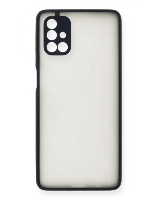 Newface Samsung Galaxy M51 Kılıf Montreal Silikon Kapak - Lacivert