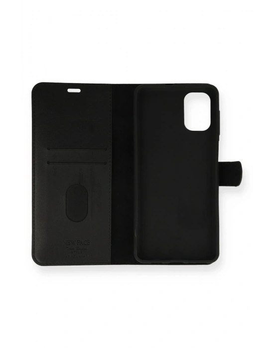 Newface Samsung Galaxy M51 Trend S Plus Kapaklı Kılıf - Siyah