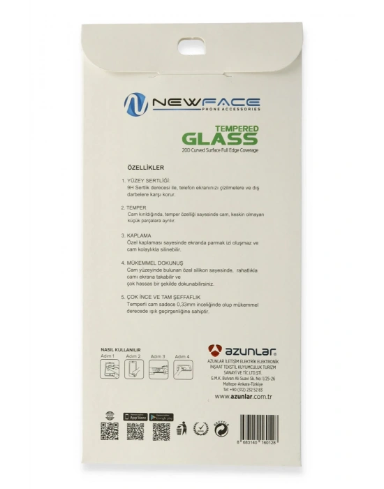 Newface Samsung Galaxy M52 5G 20D Premium Cam Ekran Koruyucu