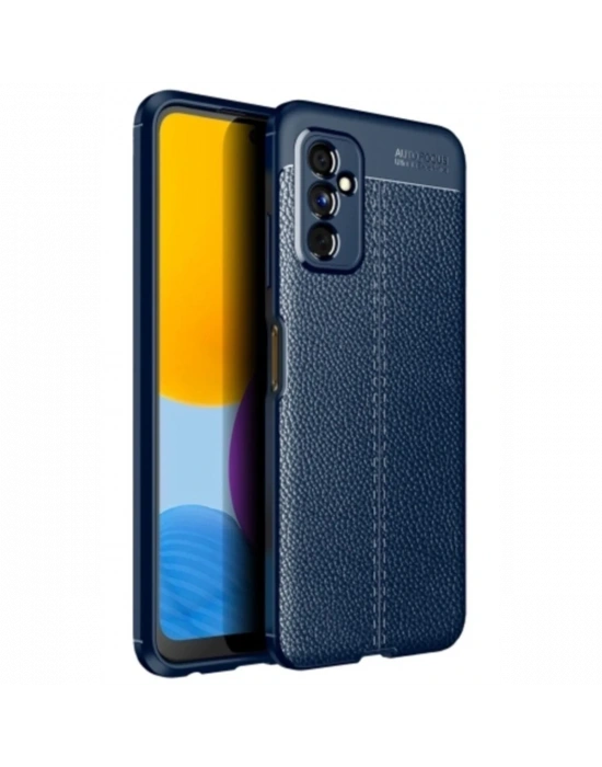 Newface Samsung Galaxy M52 5G Kılıf Auto Focus Kapak - Lacivert