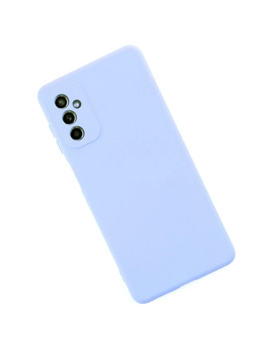 Newface Samsung Galaxy M52 5G Kılıf Nano içi Kadife Silikon - Lila