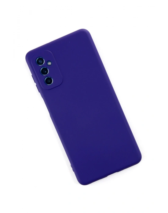 Newface Samsung Galaxy M52 5G Kılıf Nano içi Kadife Silikon - Mor