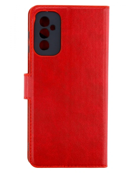 Newface Samsung Galaxy M52 5G Kılıf Trend S Plus Kapaklı Kılıf - Kırmızı