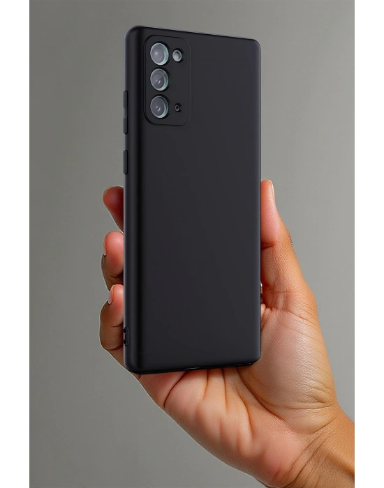 Newface Samsung Galaxy Note 20 Kılıf First Silikon - Bordo