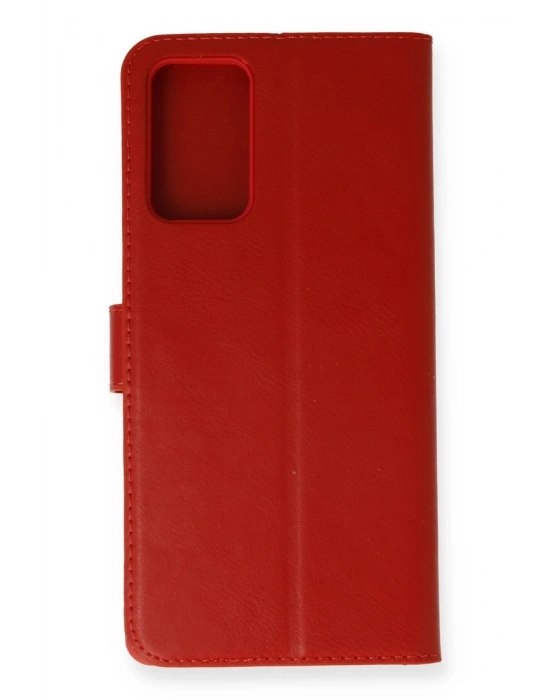 Newface Samsung Galaxy Note 20 Kılıf Trend S Plus Kapaklı Kılıf - Kırmızı