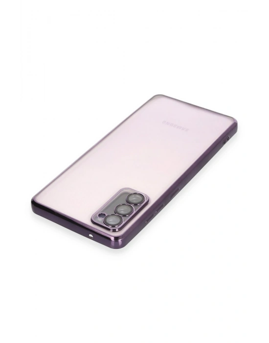 Newface Samsung Galaxy S20 FE Kılıf Razer Lensli Silikon - Mor