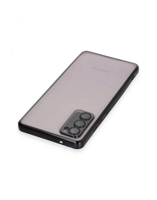 Newface Samsung Galaxy S20 FE Kılıf Razer Lensli Silikon - Siyah