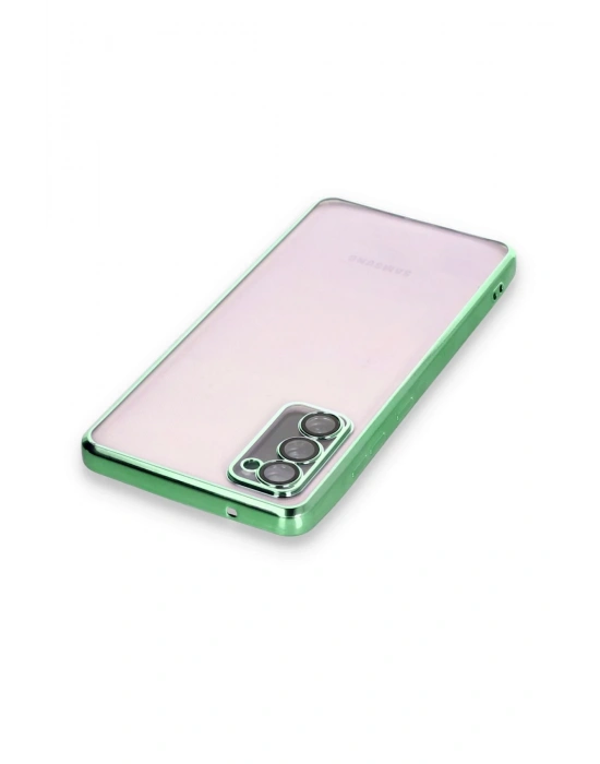 Newface Samsung Galaxy S20 FE Kılıf Razer Lensli Silikon - Yeşil