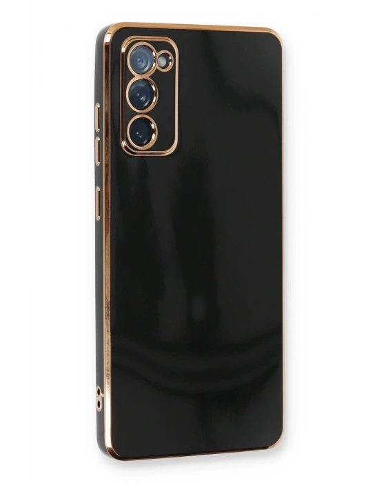 Newface Samsung Galaxy S20 FE Kılıf Volet Silikon - Siyah