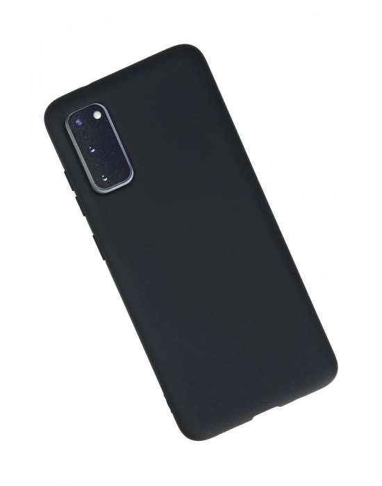 Newface Samsung Galaxy S20 Kılıf Nano içi Kadife Silikon - Lacivert