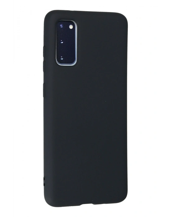 Newface Samsung Galaxy S20 Kılıf Nano içi Kadife Silikon - Lacivert