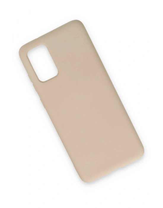 Newface Samsung Galaxy S20 Kılıf Nano içi Kadife Silikon - Pudra