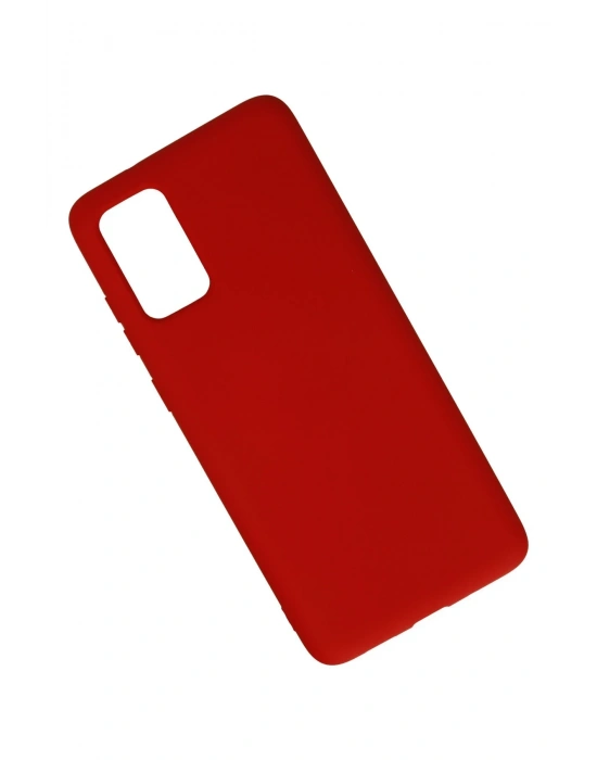 Newface Samsung Galaxy S20 Plus Kılıf Nano içi Kadife Silikon - Kırmızı
