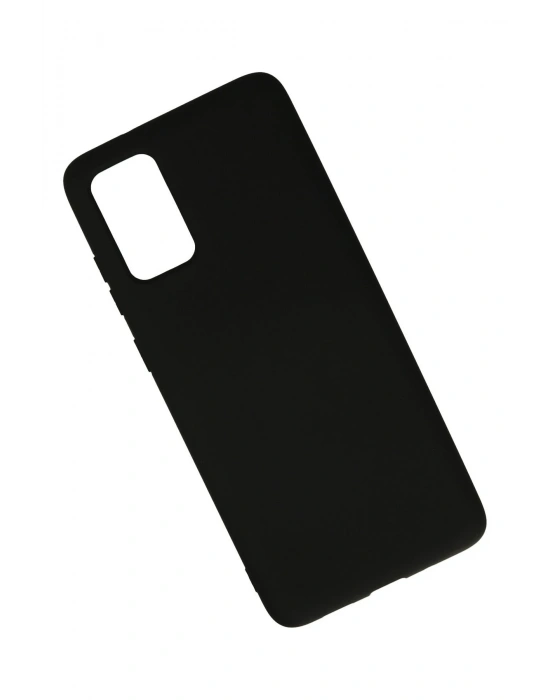 Newface Samsung Galaxy S20 Plus Kılıf Nano içi Kadife Silikon - Siyah