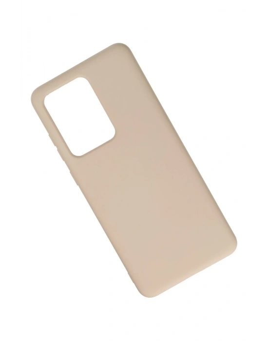 Newface Samsung Galaxy S20 Ultra Kılıf Nano içi Kadife Silikon - Pudra