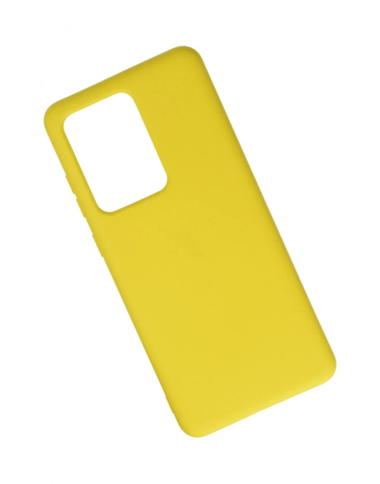 Newface Samsung Galaxy S20 Ultra Kılıf Nano içi Kadife Silikon - Sarı