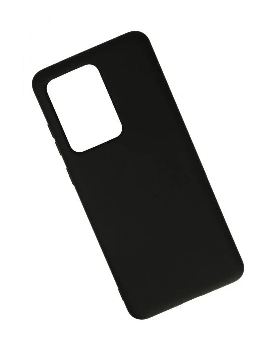 Newface Samsung Galaxy S20 Ultra Kılıf Nano içi Kadife Silikon - Siyah