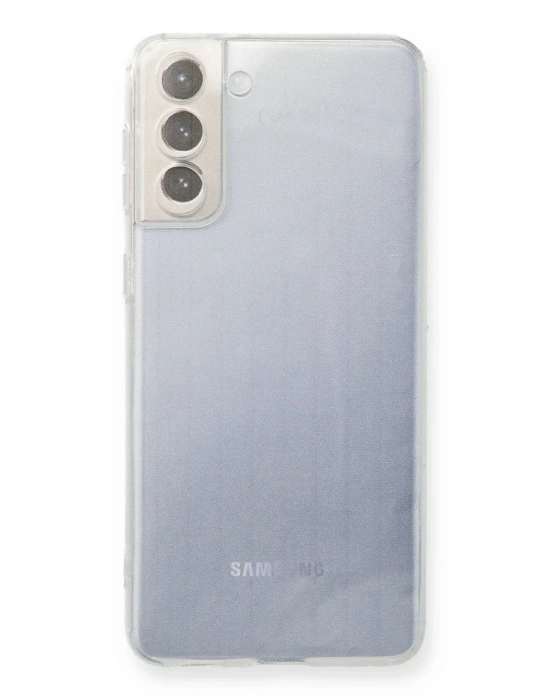 Newface Samsung Galaxy S21 FE Kılıf Lüx Şeffaf Silikon