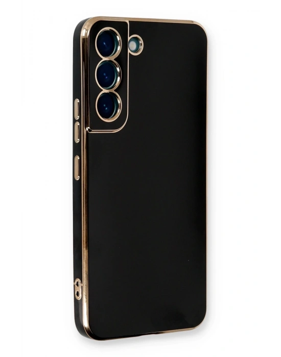 Newface Samsung Galaxy S21 FE Kılıf Volet Silikon - Siyah